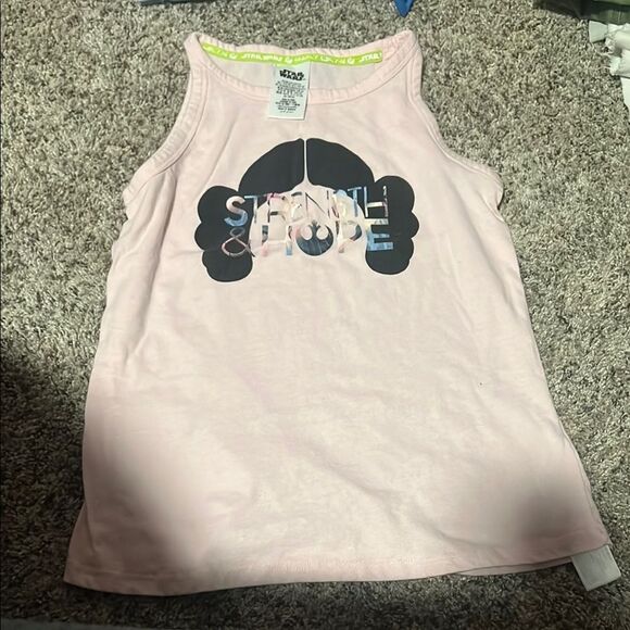 Disney Other - Star Wars Pink Graphic Tank Top